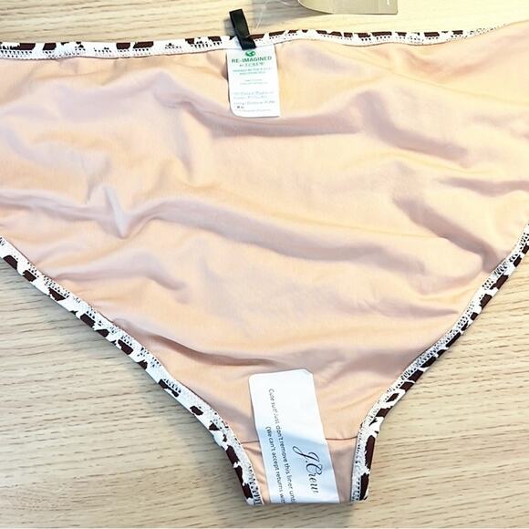 NWT J.Crew Full Coverage Bikini Bottom In Leopard Print - Picture 11 of 11